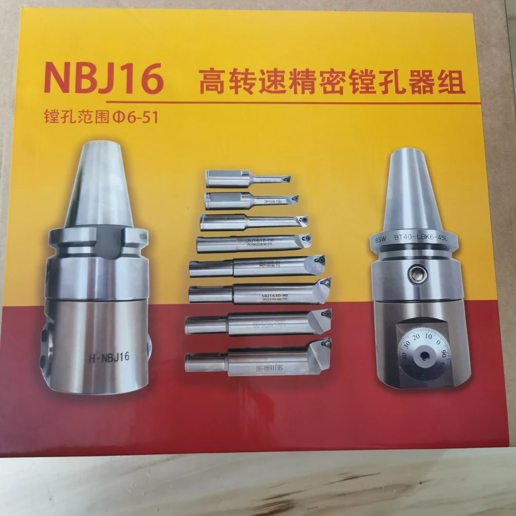 Nbj16 Boring Tools Micro Boring Head Nbj16 Bt40 Boring Bar Boring Head and Facing Head Nt40 Nbj16